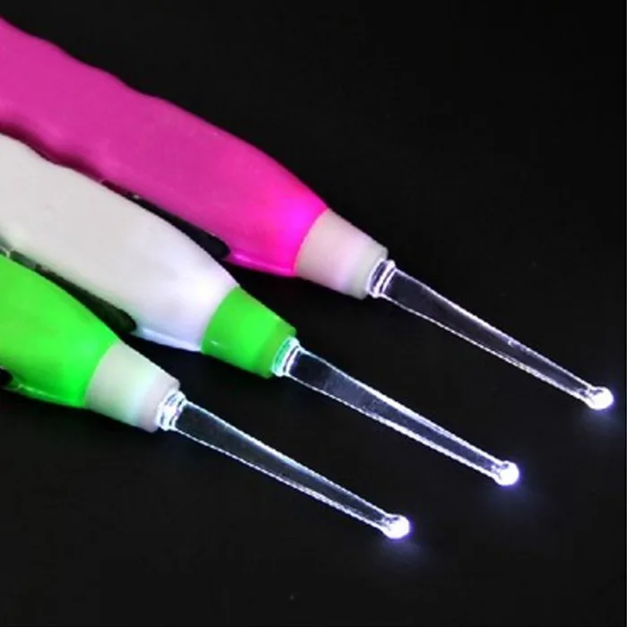 LED Baby Safety Ear Picker Ear Curette Ear Scoop Ear Cleaning Tools Home Health Care ZG88