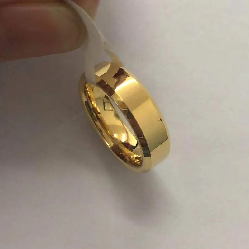 Классическое кольцо из карбида вольфрама шириной 6 мм