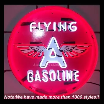

Flying A Gasloine Neon Sign For Room neon light Custom Arcade Glass Neon Light Sign Beer Bar Glass Tubes Sexy Lamp Leopard