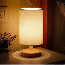 Lampe de chevet nordique moderne en bois et rotin, alimentation USB, veilleuse pour bureau, chambre à coucher, chevet, chambre d'enfants, décoration de bureau