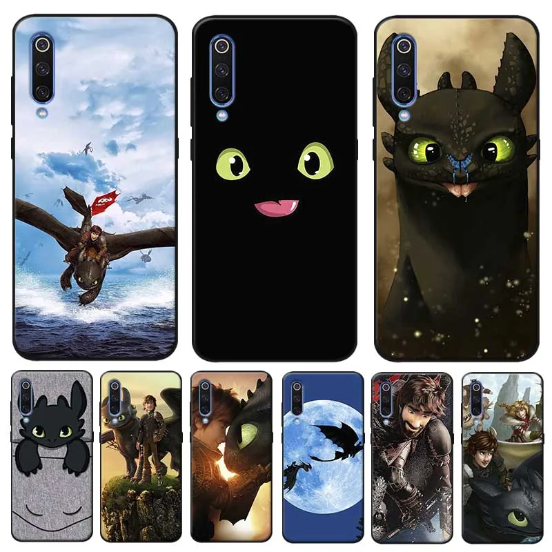 

toothless How To Train Your Dragon Cover for samsung galaxy a50 a70 a30 a40 a20 s8 s9 s10 plus Clear Soft Silicone Phone Case