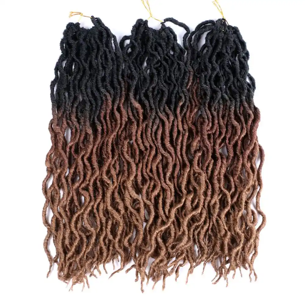 Iskusstvennye Loki Bogemnye Cyganskie Volosy Dlya Narashivaniya 18 Dyujmov 24 Kornya 100 G Sinteticheskie Volosy Dlya Narashivaniya Ombre Kosichki Chernye Korichnevye Aliexpress