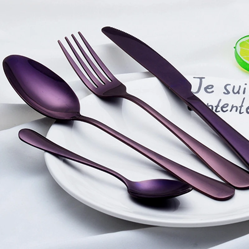 

20-Piece Stainless Steel Flatware Set,Tableware Set,Dinnerware Set Service for 5, Include Knife/Fork/Spoon/Teaspoon/Fruit Fork (