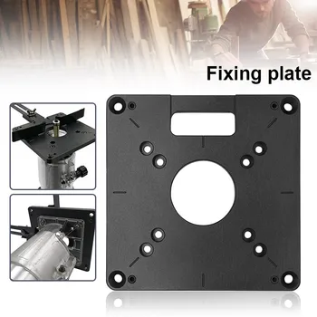 

Woodworking Trimmer Flip Board Fixed Plate Electric Router Flip Aluminium Alloy CNC Small Gong Machine Flip Taiwan Type 120