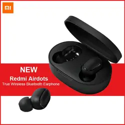 100% Оригинальные Xiaomi mi Red mi AirDots True беспроводные Bluetooth наушники стерео Bluetooth 5,0 mi ni гарнитура с mi c наушники