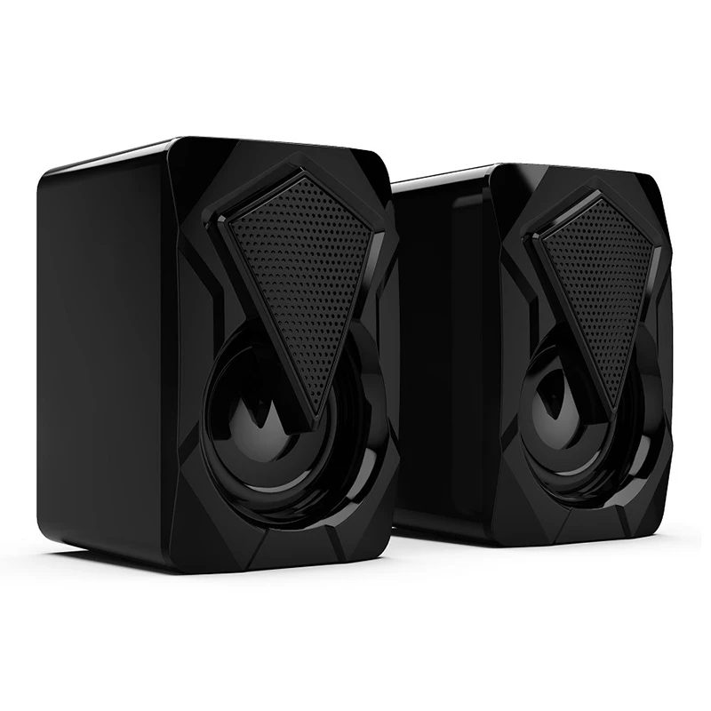 1 пара X2 стерео сабвуфер Звук Объемный громкоговоритель с RGB светильник кой для ПК