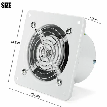 

4in Window Style Mute Extractor Ventilation Fan For Kitchen Toilet Bathroom 25W 2800R / Min Extractor Fan