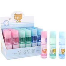 Colle liquide colorée mignonne 50ml, 1 pièce, papeterie de bureau pour étudiant, bricolage, Scrapbook, journal intime, fournitures scolaires, Kawaii