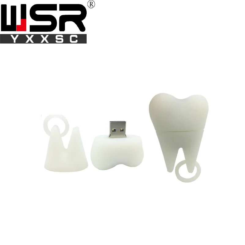 Newst lovely mini White Tooth usb2 0 pen drive 32gb 64gb 128gb high speed wateproof usb 1 Newst lovely mini White Tooth usb2 0 pen drive 32gb 64gb 128gb high speed wateproof usb 2