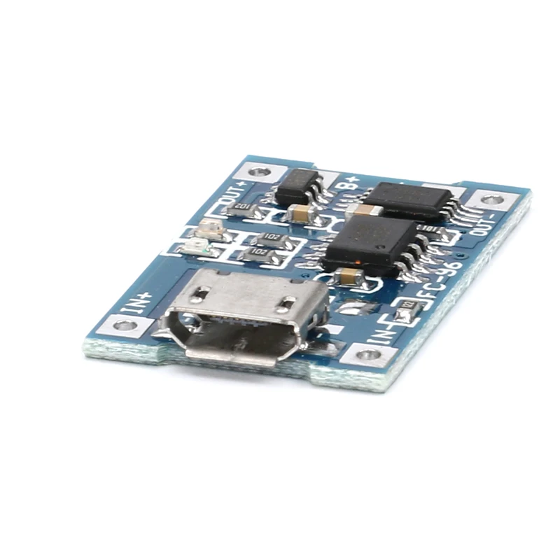 5 шт. Micro USB в 1 а 18650 TP4056 модуль зарядного устройства литиевой батареи зарядная