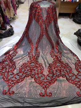 

Good looking sequins BZL-8.1511 french lace fabric african lace fabric with embroidery mesh tulle fabric