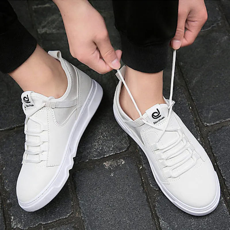 

Mens Vulcanized Shoes 2019 Lightweight Lace-up Causal Shoes Men Sneakers For Men Shoes Comfortable Fashion men shoes leather