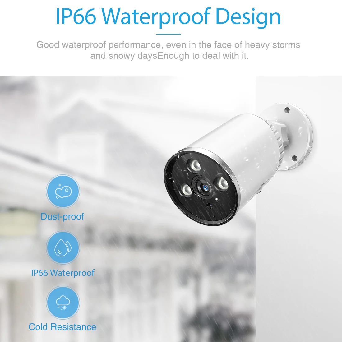 FREDI YCC365 IP камера 3.0MP Водонепроницаемая наружная цилиндрическая камера безопасности камера наблюдения беспроводная сеть WiFi CCTV камера