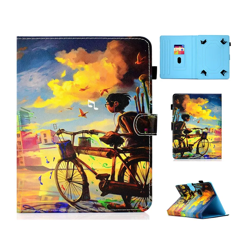 Case Cover For 2017 Lenovo Tab 7 Essential TB-7304F TB 7304F 7304 7304i 7304X 7.0 inch Tablet Case Bracket Flio PU Leather Cover with Card Slots (1) - 副本