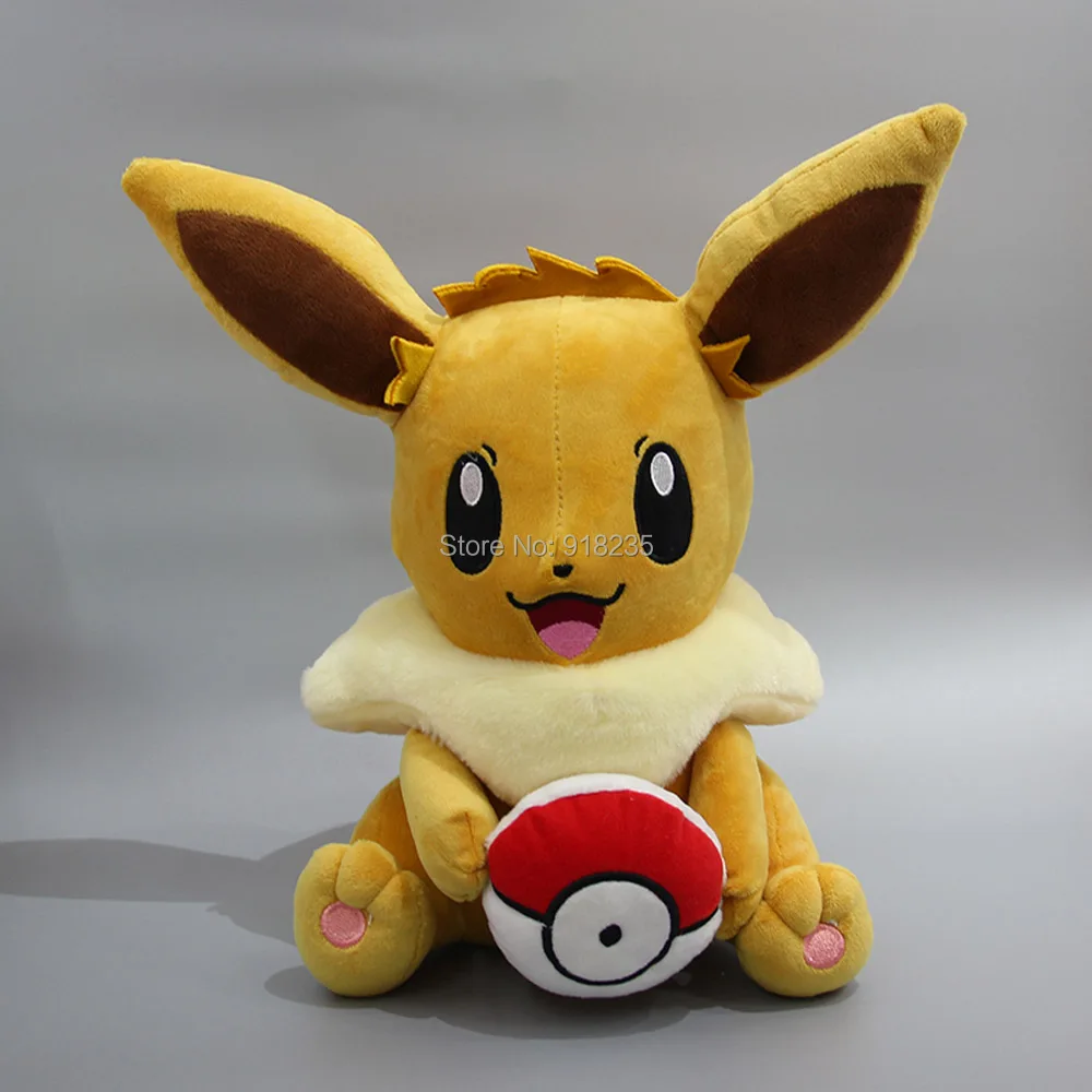 5/лот Eevee с шариком 28 см плюшевые куклы милые куклы животных мягкие лучшие подарочные мягкие игрушки