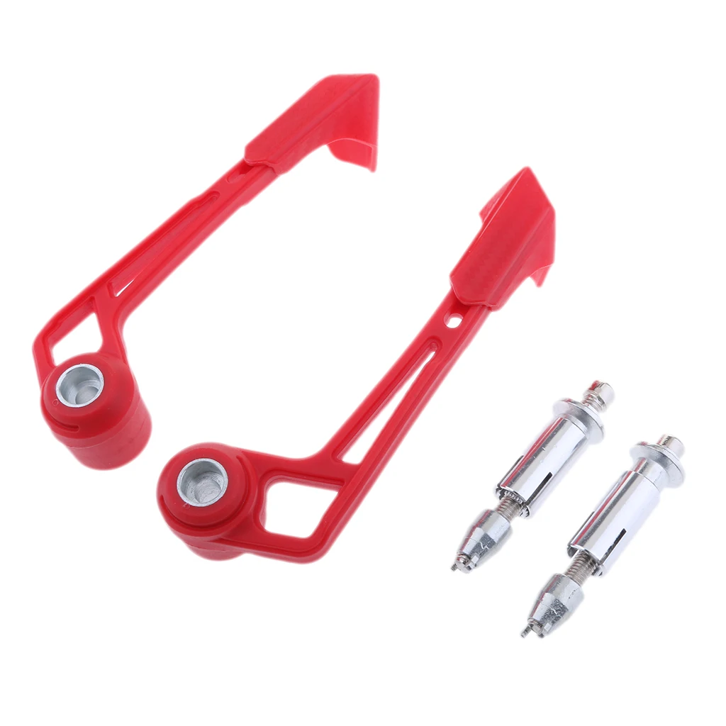 ATV Dirt Bike Hand Guards Protector Motorcycle Handlebar Handguard Red