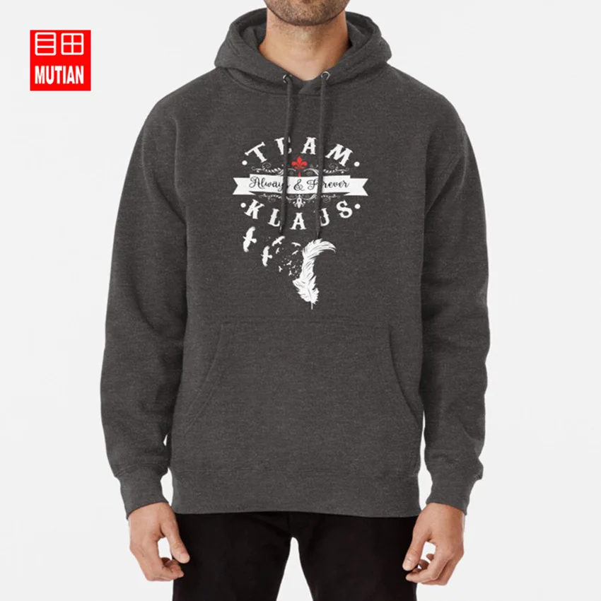 darkgrey-hoodie Команда Klaus. Толстовки, Толстовки, команда klaus the originals klaus mikaelson joseph morgan - Цвет: darkgrey-hoodie
