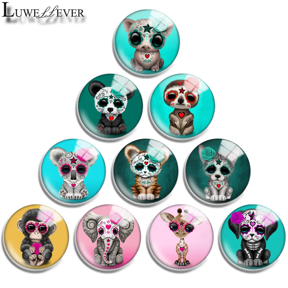 10mm 12mm 16mm 20mm 25mm 30mm 718 Sugar Skull Animal Mix