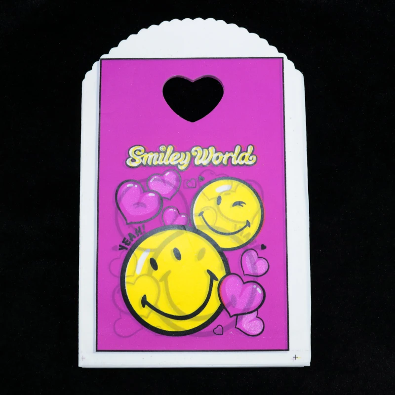 

13x21cm Hot Pink Plastic Bag 50pcs/lot Jewelry Charms Boutqiue Packaging Gift Bag Favor Plastic Shopping Bags With Handle