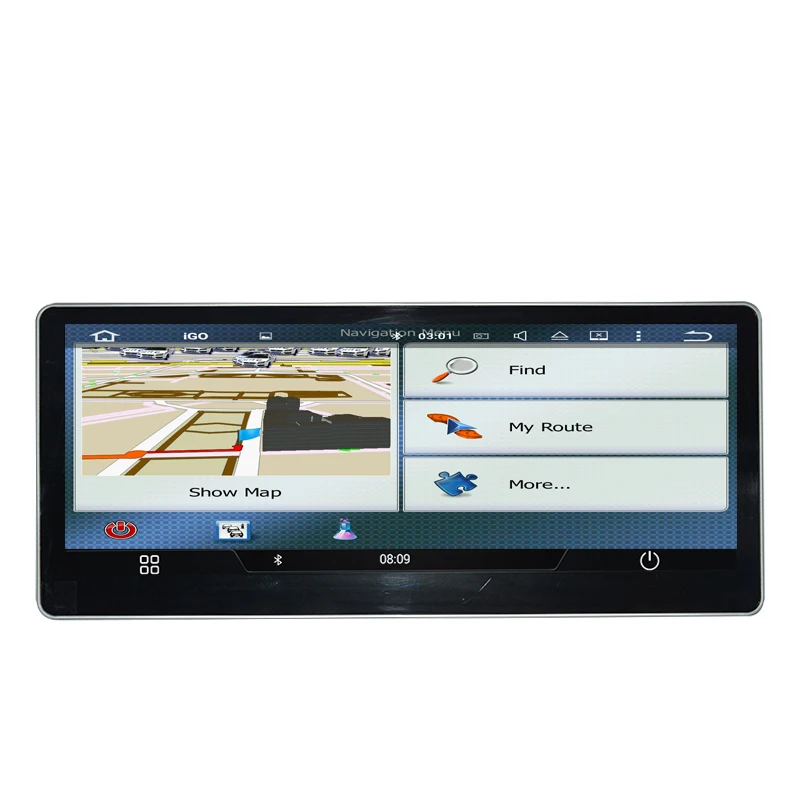 10,25 дюймов четырехъядерный Android 7,1 Автомобильный gps навигация для Audi A4L LHD, с AUX, маленький экран