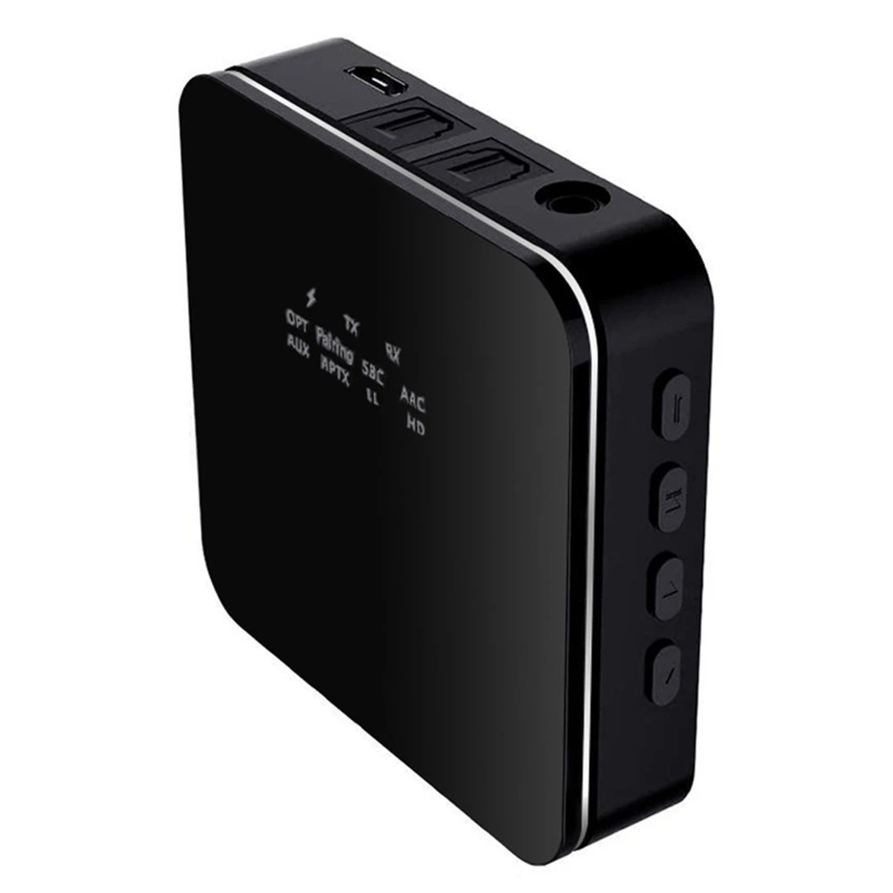 Bluetooth 5,0 APTX HD 3,5 мм AUX Jack волокна bluetooth-приемник 2-в-1 автомобиля Динамик аудио адаптер для гарнитура и динамики с Bluetooth