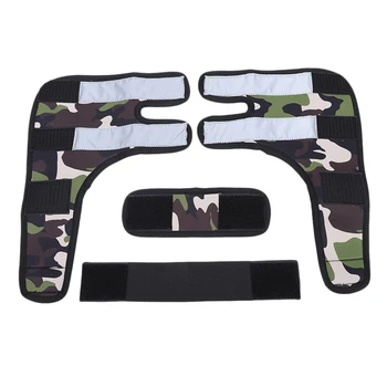 

Pet Luminous Knee Pads Dog Hock Brace Rear Leg Joint Wrap Protects Wounds and Prevents Injuries and Sprains Helps with Loss of S