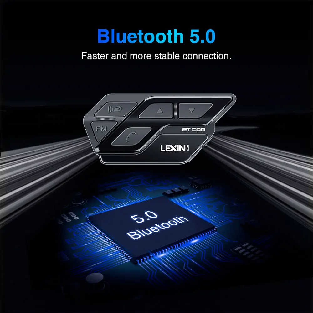 Новое поступление 1 шт. LEXIN ET COM мотоцикл Bluetooth v5.0 домофон 6 цветов сделай сам