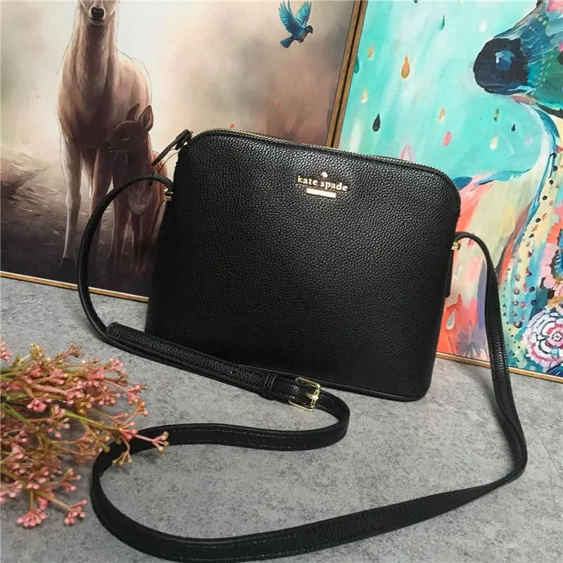 Bolso de hombro a la moda para mujer, bandolera con patrón de lichi, de color sólido clásico retro, 2021