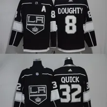 Мужские взрослые Джерси Лос-Анжелес Drew Doughty Jonathan Quick 8 32