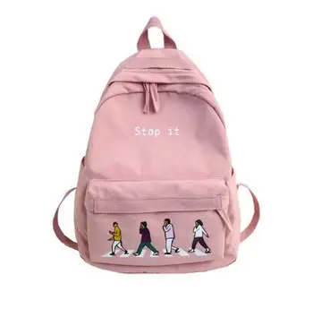 

Pretty Style Nylon Women Backpack High Quality Waterproof Nylon School Backpack Fashion Casual Girl Satchel Shoulder Bag Mochila