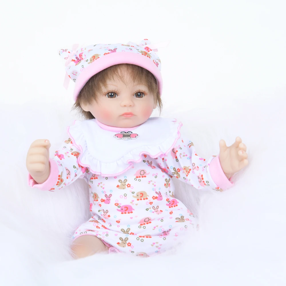 1" 48 см кукла Boneca Reborn силиконовая кукла Reborn Baby Dolls силиконовая Menina Детские куклы детский подарок на день рождения Рождество кукла для детей