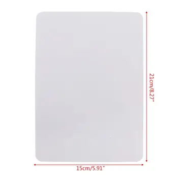 

A5 Magnetic Whiteboard Fridge Drawing Recording Message Board Refrigerator Memo Pad 210x150mm