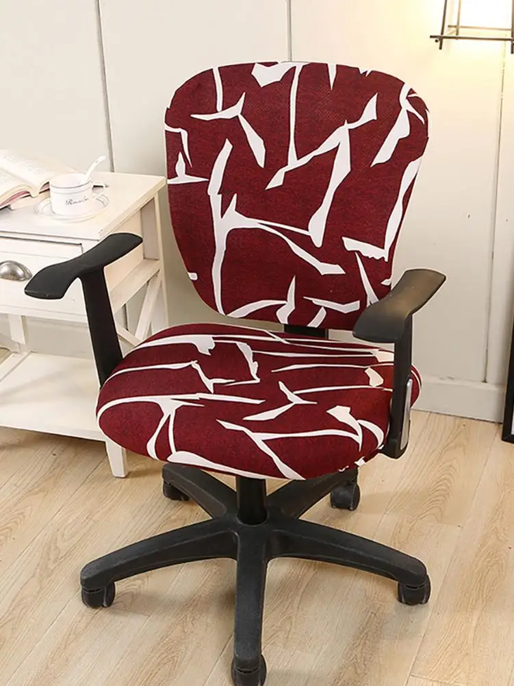 Чехол для стула растягивающийся чехол для компьютерного офисного стула растягивающийся универсальный поворотный чехол для стула для офиса# BO