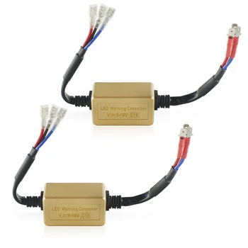 

GTinthebox 2X LED Headlight Canbus Error Free Anti Flicker Resistor Canceller Decoder H15