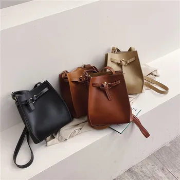 

Small bag female 2020 new fashion shoulder messenger bag Korean version wild ins belt bucket bag crossbody bags for women