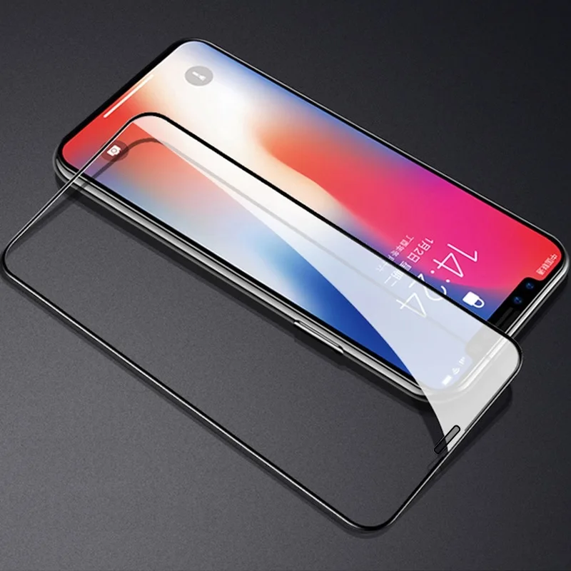 2 шт HD полное покрытие из закаленного стекла для iPhone 11 Pro Max XS Max XR X Взрывозащищенная пленка для экрана для iPhone 6 6s 7 8 Plus 5 5S SE