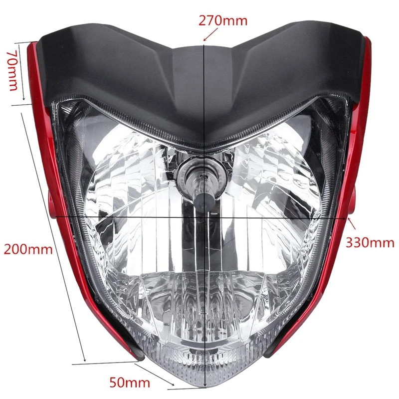 Мотоциклетный головной светильник в сборе, головной светильник для Yamaha FZ16 YS150 FZER150