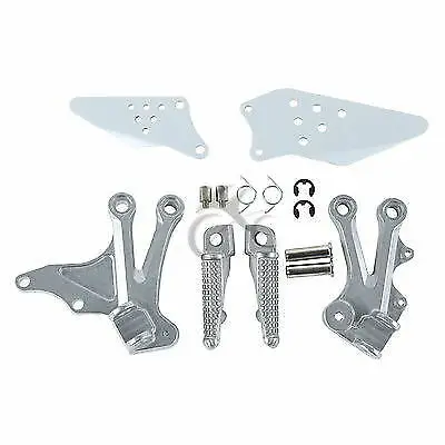 Мотоцикл передняя подножка подножки Кронштейн Набор для KAWASAKI ZX10R 2004-2005