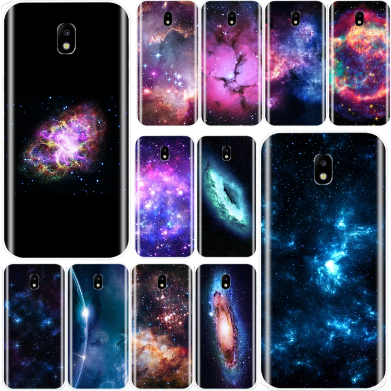 Цветной чехол для galaxy universe мягкий силиконовый из ТПУ Samsung Galaxy J4 J5 J6 J8 2018 J7 2016 2017 |