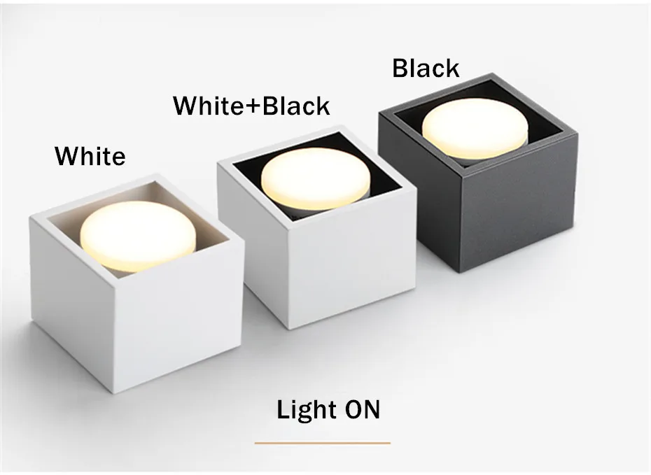 Светодиодный точечный светильник GX5.3 лампы светодиод для поверхностного монтажа светодиодный потолочный светильник, 7 Вт, 9 Вт, 12 Вт светодиодный прожектор светодиодный светильник для Гостиная Спальня Restauran