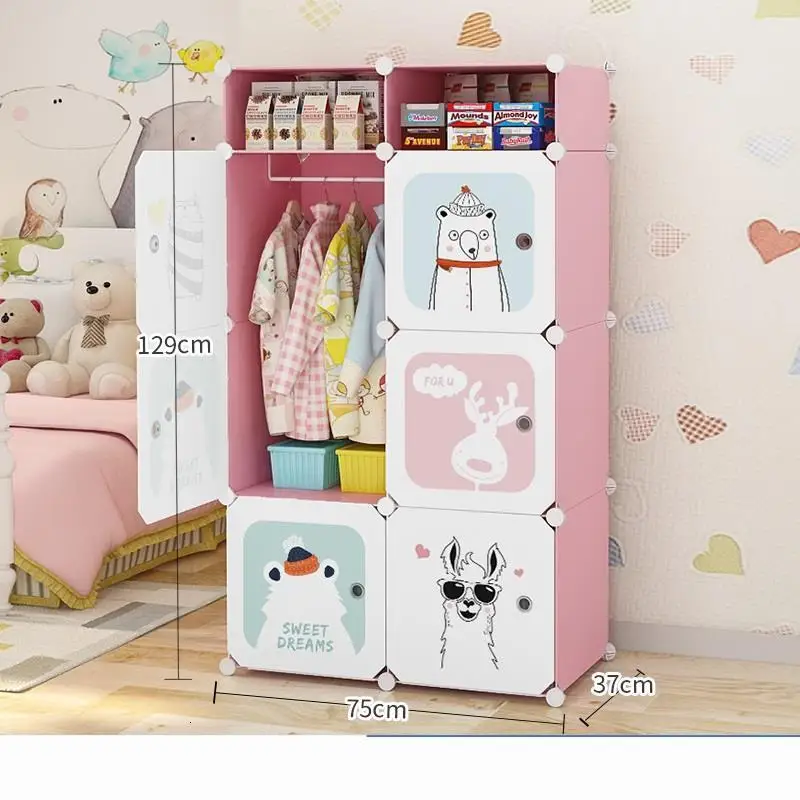MODEL G Cambre Penderie Meble Moveis Para Casa Meuble De Range Armario домашний шкаф Guarda Roupa Mueble мебель для спальни шкаф - Цвет: MODEL G