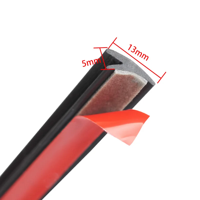 V type Car Rubber Seal Car Window Sealant Rubber Roof Windshield Protector Seal Strips Trim For