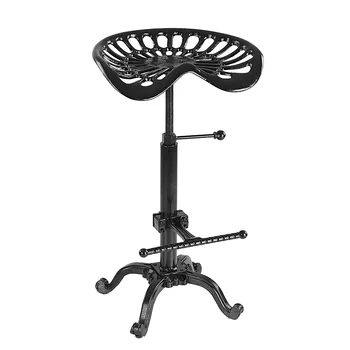 

Bar Chair Swivel Bar Stools Chairs Height Adjustable Pneumatic Pub Chair Home Office Kitchen Industrial Style Cast Iron Seat