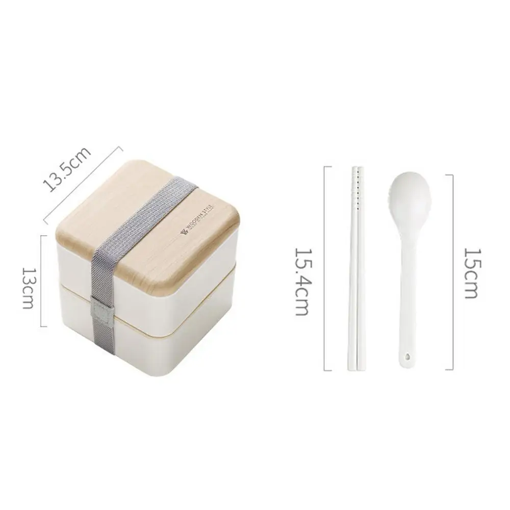 Ланч-бокс для микроволновки японского дерева Bento Box 2 слоя контейнер для хранения фитнес офисный Ланч-бокс для детей bento@ 30