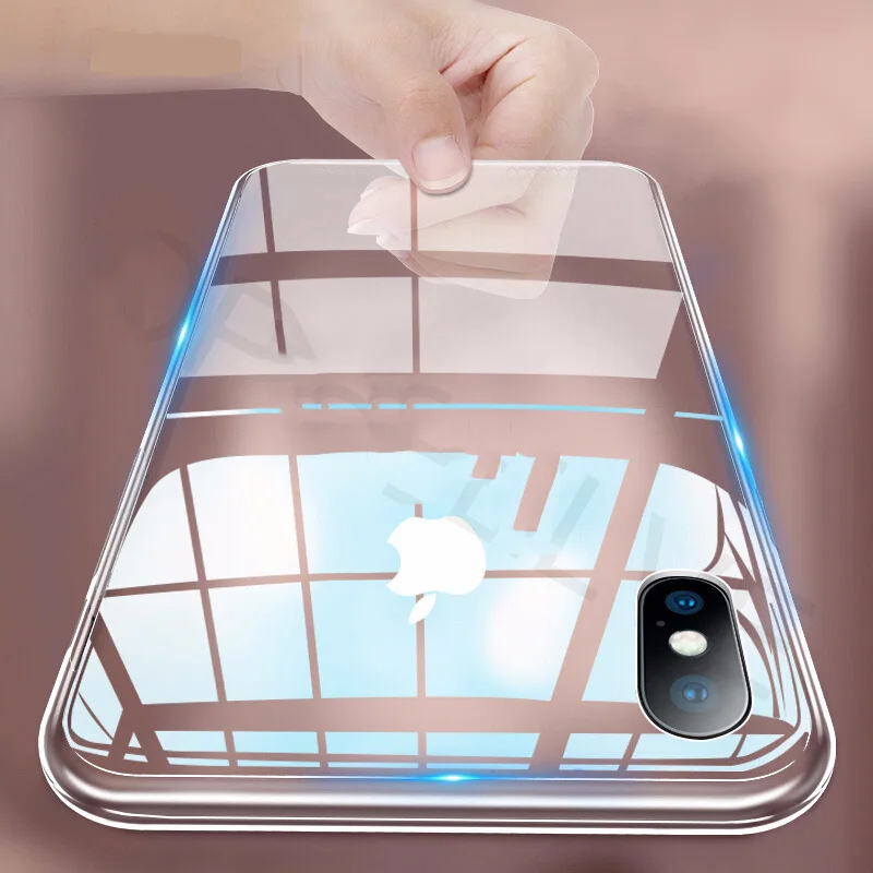 Чехол для iPhone 12 7 8 Plus 11 Pro 10 X XS XR SE 6 6s Max Coque Fundas Capa shell Тонкий Мягкий ТПУ силиконовый