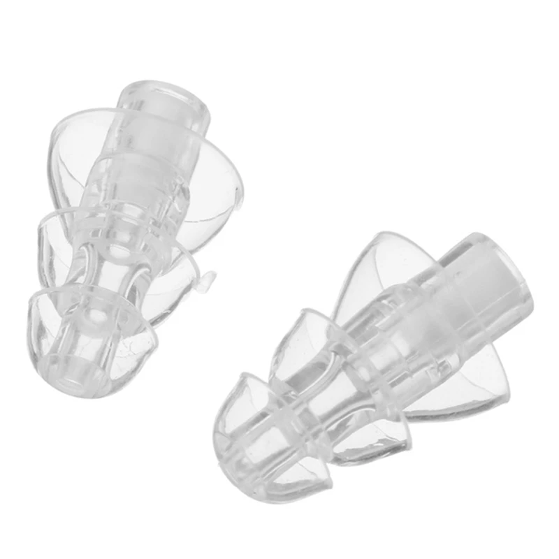 

27Db Silicone Earbud Musician Filter Earplugs Noise Reduction Cancelling Hearing Protection Earbud Reusable Sleep Care For Dj(Wh