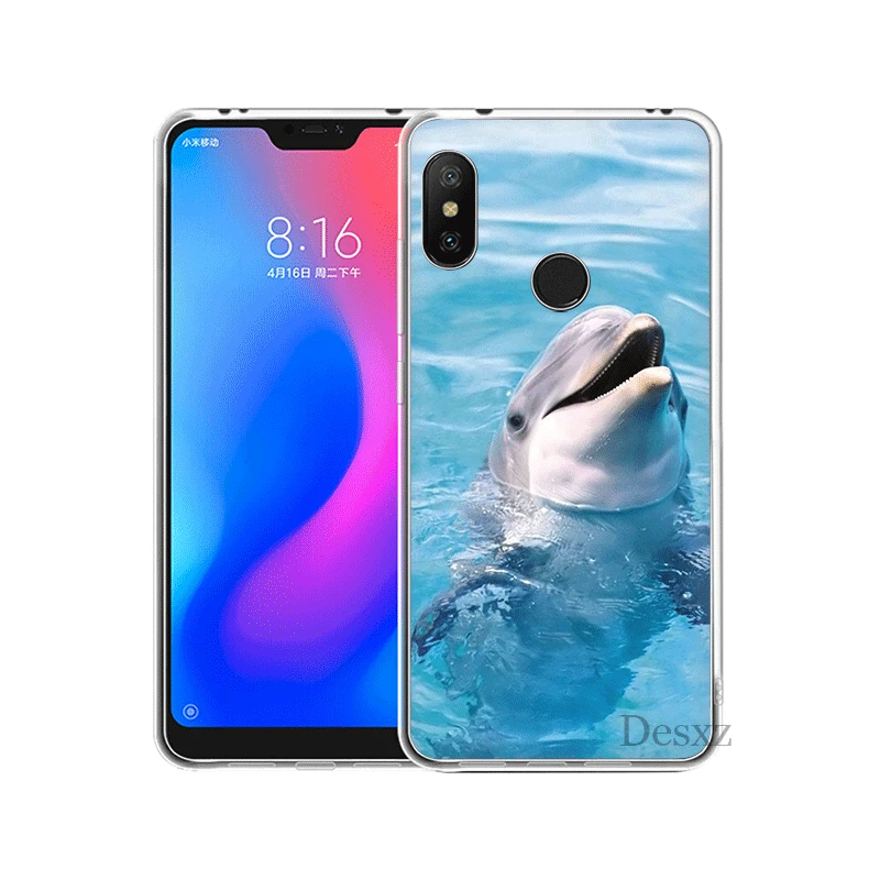 Чехол для мобильного телефона Redmi 3S 3 4 6 4A 4X 5A 7 7A K20 GO Pro Plus жесткий чехол Dolphin Cool Shell