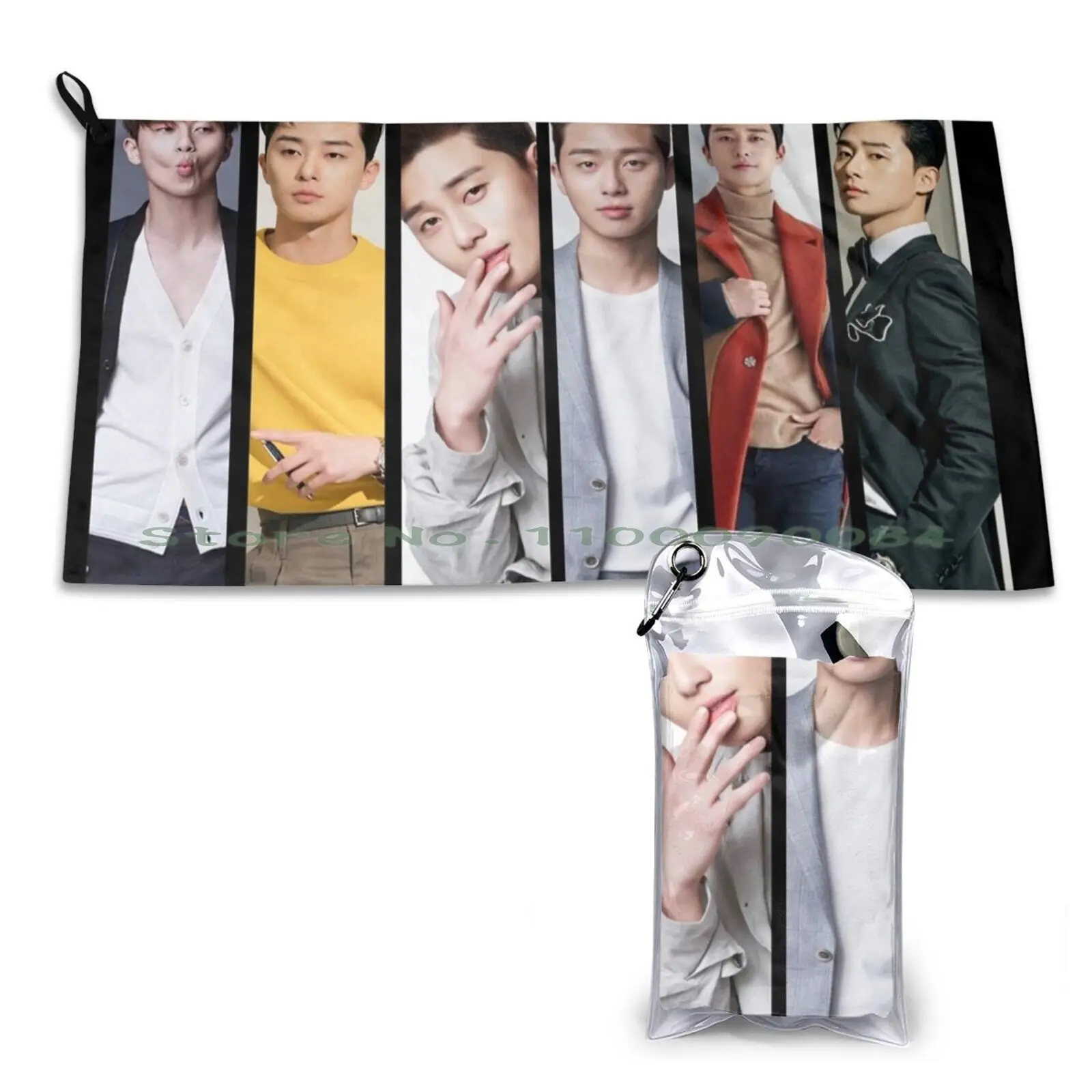Parj Seo Joon Collage Verticale Asciugamano Ad Asciugatura Rapida Palestra Sport Bagno Portatile Anna Montana Miley Steverruca Miley Cyrus Film Musica