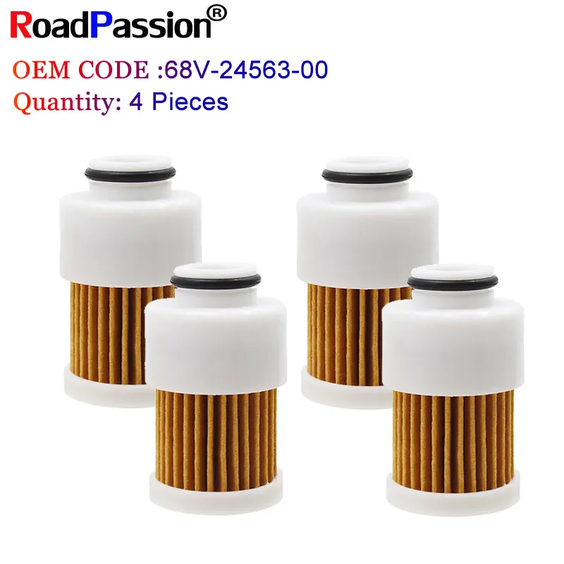 

4/5/6 Pcs Outboard Motor Gasoline Fuel Filter For YAMAHA 68V-24563-00-00 Mercury 881540 Sierra 18-7979 600-295 8815 Mal 937961