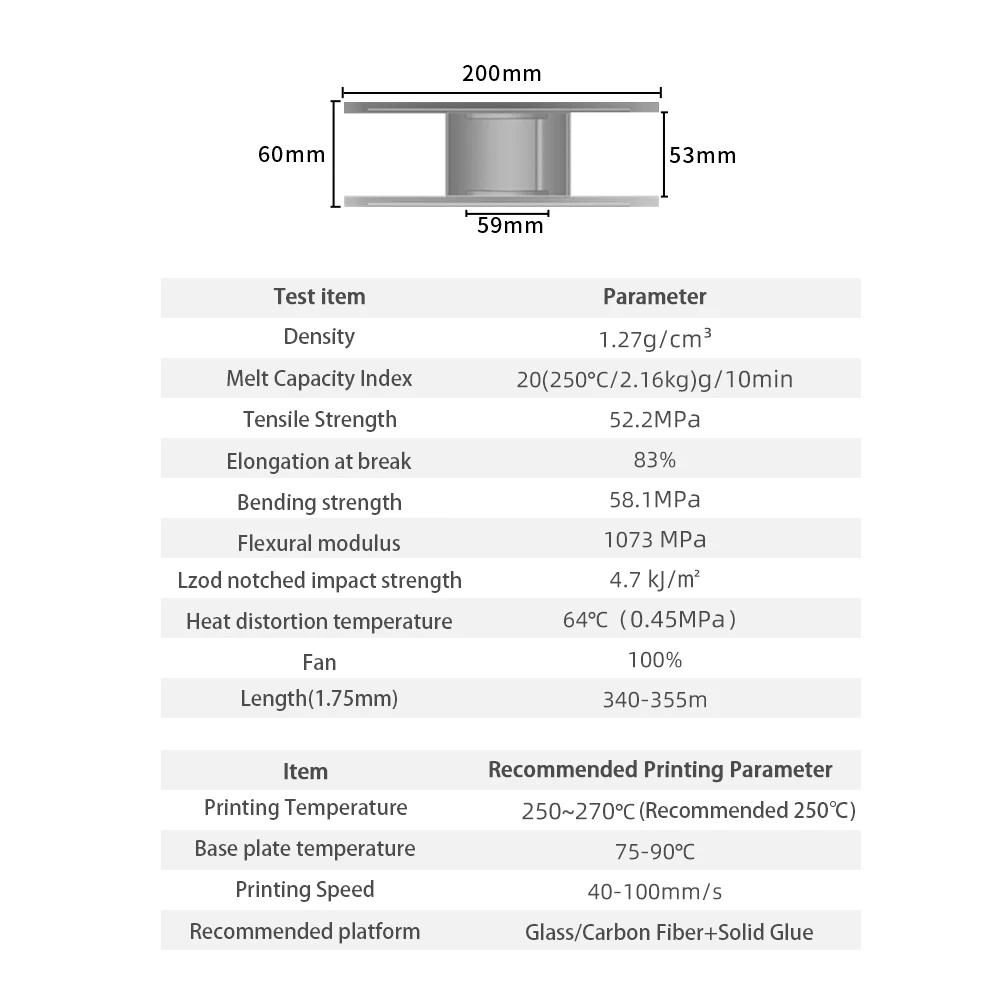 PETG 3D Printer Filament 1.75mm Friendly Material Black White Color PETG 3D Filament Consumables 1KG/2.2LBS petg abs